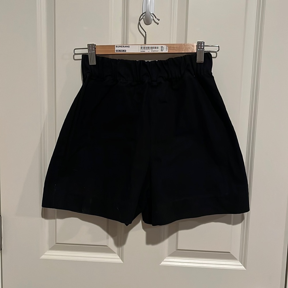 Elizabeth Suzann Florence Shorts Black cotton canvas S